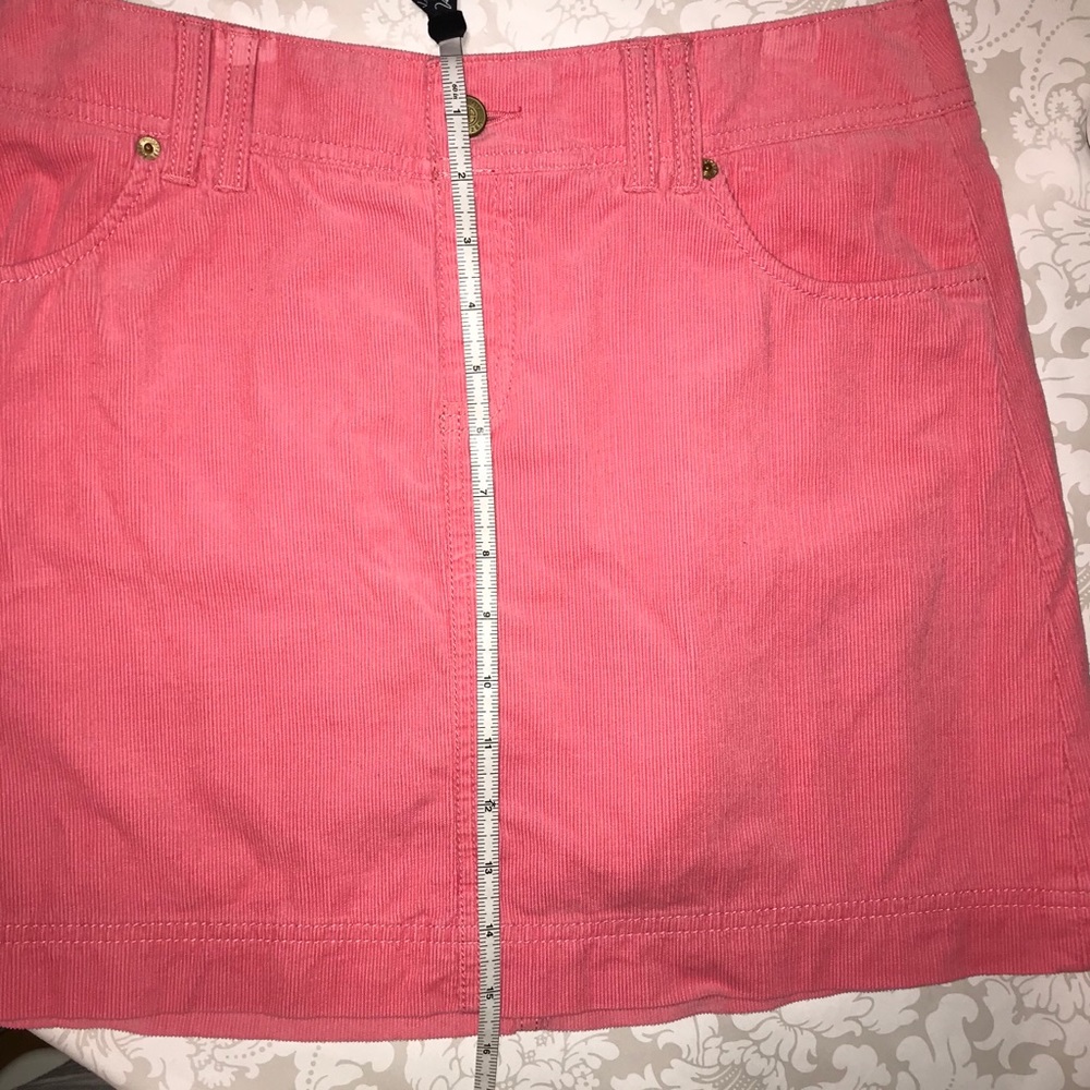 Lilly Pulitzer Pink Palm Beach Fit Corduroy Skirt - Picture 3 of 6